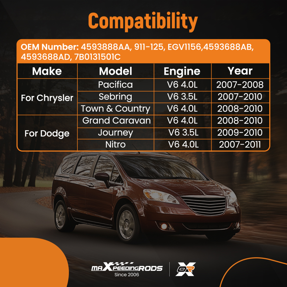 Engine EGR Valve +Hardware and Gaskets compatible for Dodge Chrysler VW Audi