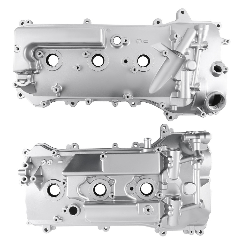 LeftRight Valve Cover w/ Gasket For 06-12 compatible for Toyota RAV4 05-18 Avalon 3.5L