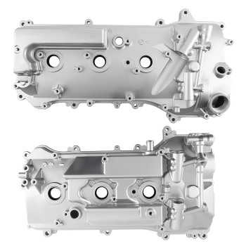 LeftRight Valve Cover w/ Gasket For 06-12 compatible for Toyota RAV4 05-18 Avalon 3.5L