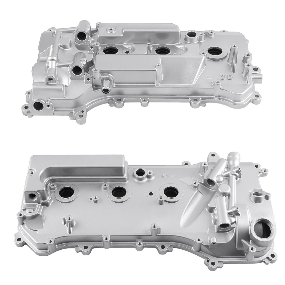 LeftRight Valve Cover w/ Gasket For 06-12 compatible for Toyota RAV4 05-18 Avalon 3.5L