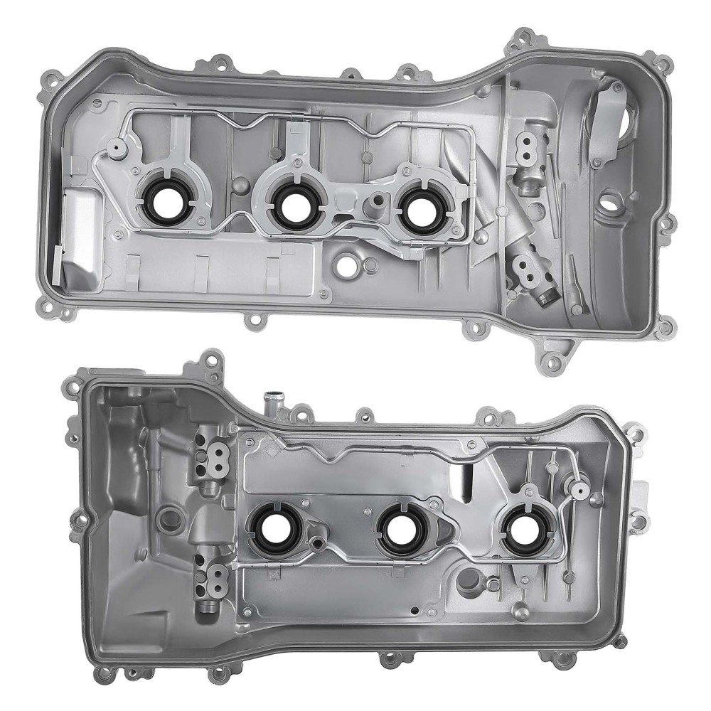 LeftRight Valve Cover w/ Gasket For 06-12 compatible for Toyota RAV4 05-18 Avalon 3.5L