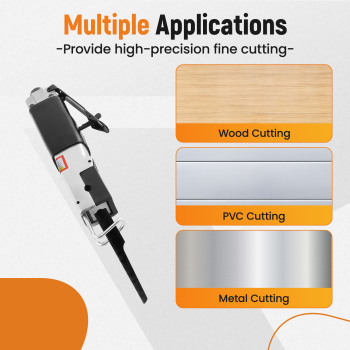 Air Reciprocating Saw Pneumatic Air Cutoff Repair Tool with 6x 24T32T Blades