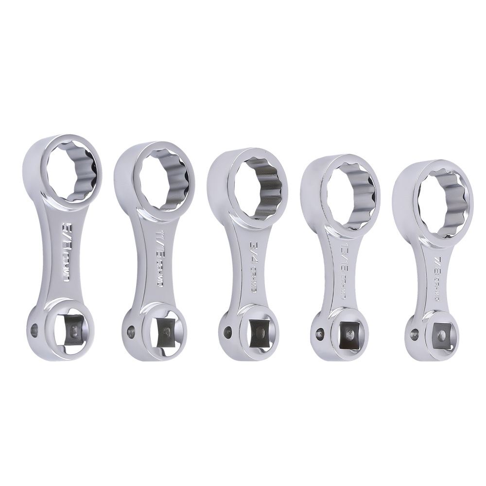 12PCS Torque Adapter Set SAE, 5/16, 3/8, 7/16, 1/2, 9/16, 5/8, 11/16