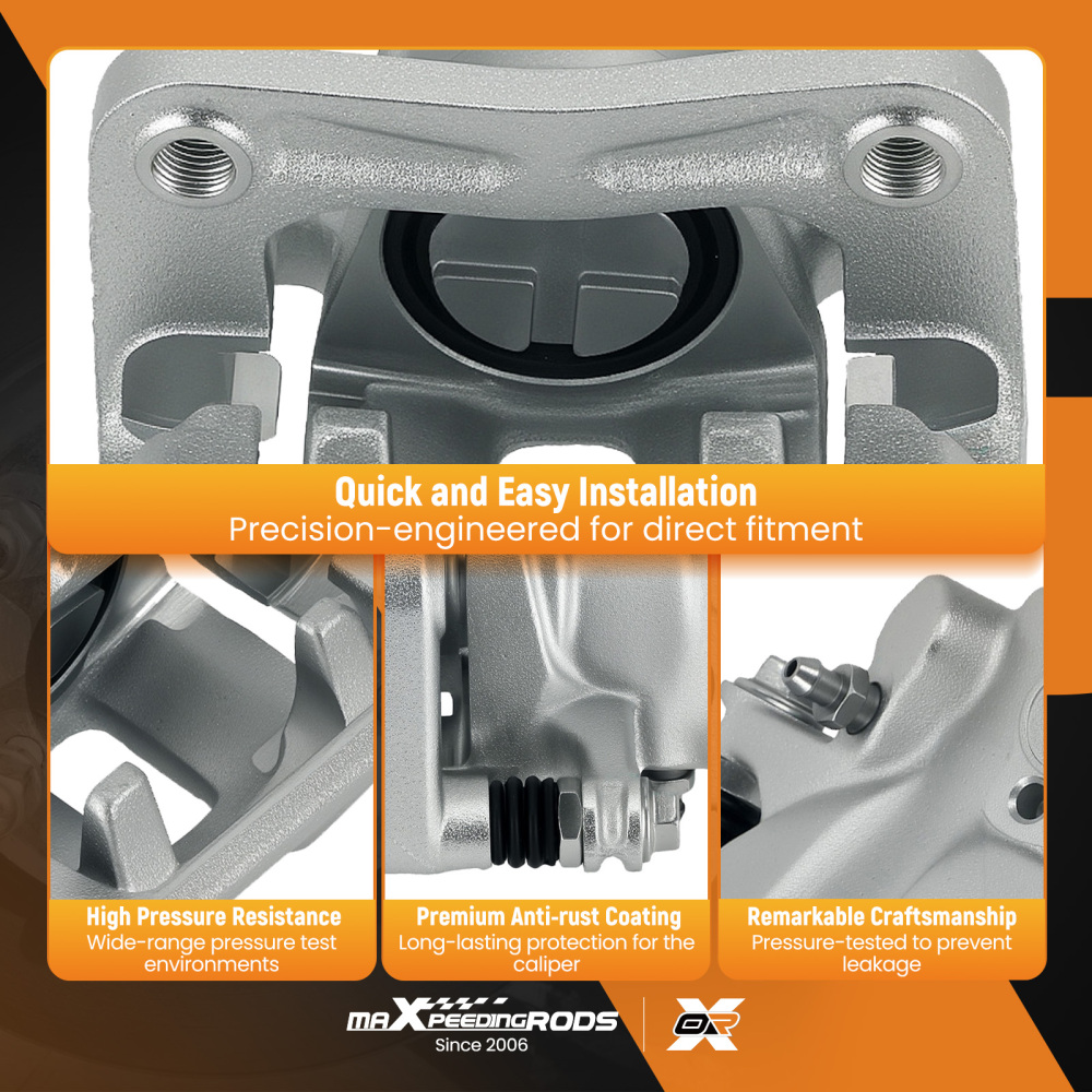 Rear Left Disc Brake Caliper compatible for Honda Accord 2013 - 2017 19-B7097 19-P7097