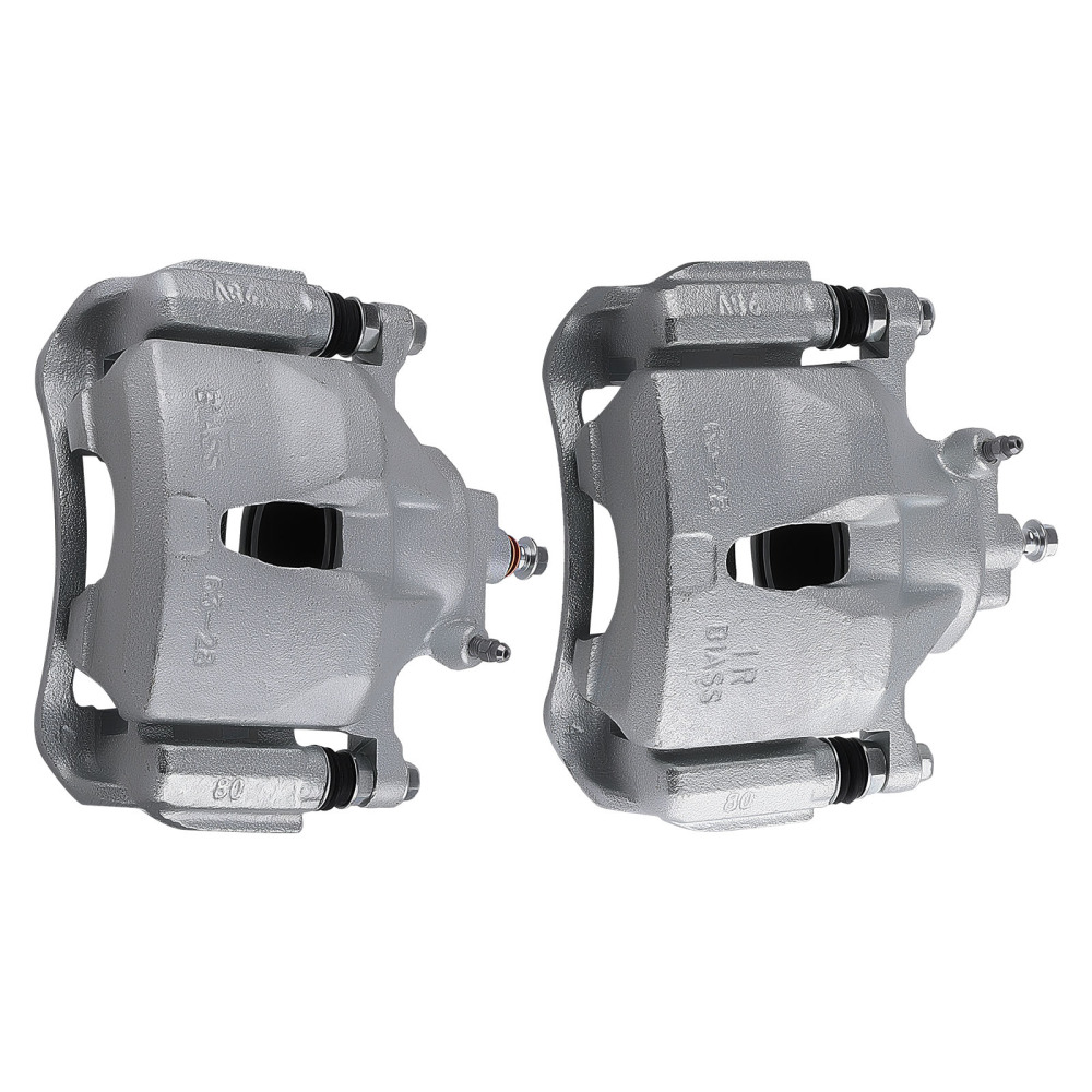 2X Front Left Right Brake Caliper w/Bracket Assembly compatible for Toyota Camry 2002-2006