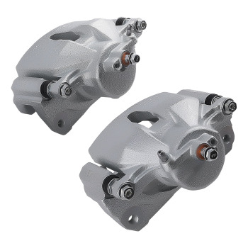 2X Front Left Right Brake Caliper w/Bracket Assembly compatible for Toyota Camry 2002-2006