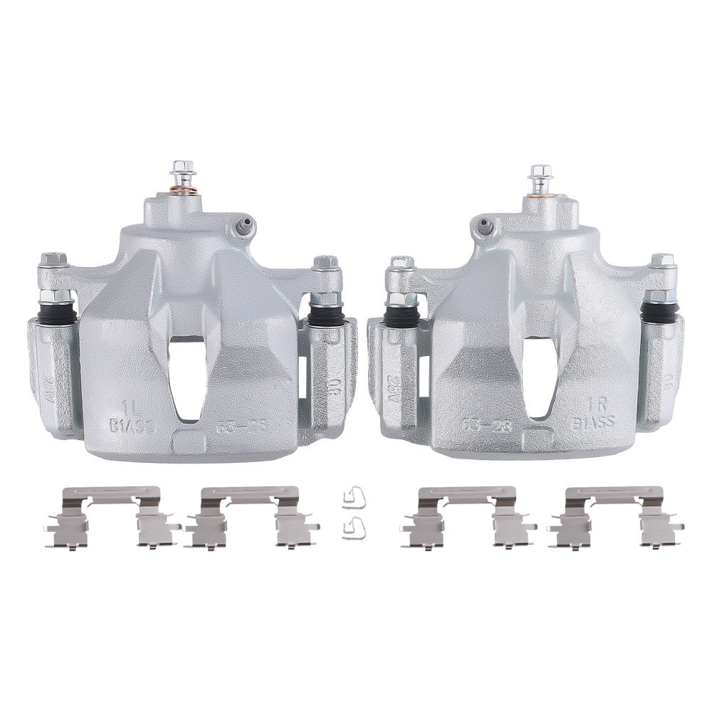 2X Front Left Right Brake Caliper w/Bracket Assembly compatible for Toyota Camry 2002-2006