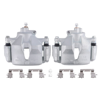2X Front Left Right Brake Caliper w/Bracket Assembly compatible for Toyota Camry 2002-2006