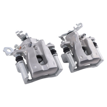 Rear Brake Calipers with Bracket Pair 2 compatible for Pontiac Vibe L4 1.8L 2009-10 19B3797