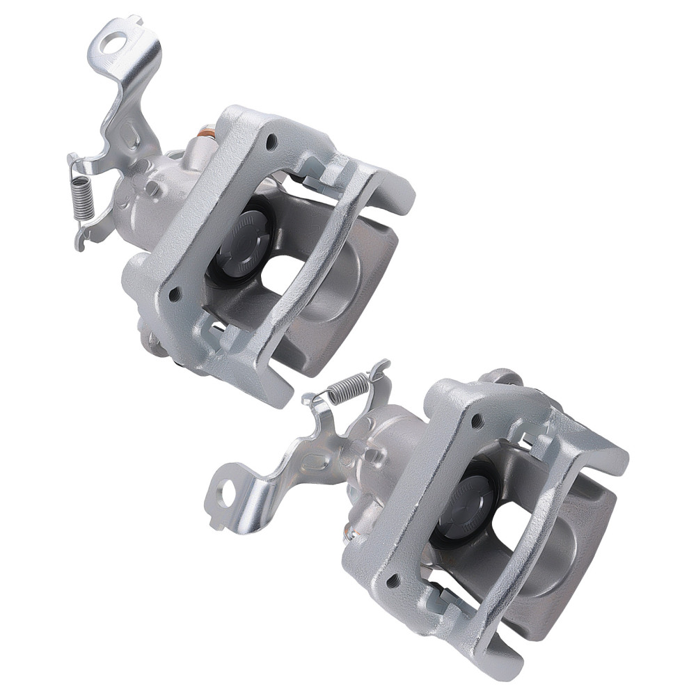 Rear Brake Calipers with Bracket Pair 2 compatible for Pontiac Vibe L4 1.8L 2009-10 19B3797