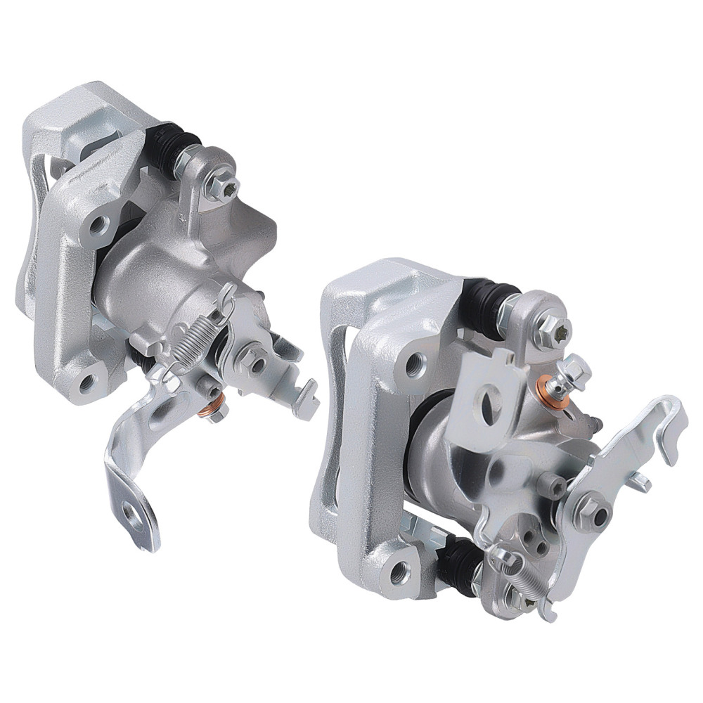Rear Brake Calipers with Bracket Pair 2 compatible for Pontiac Vibe L4 1.8L 2009-10 19B3797