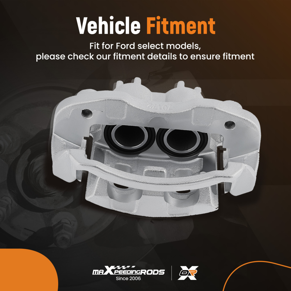 Brake Caliper Rear LH w/Bracket compatible for Ford Excursion 00-05 F-250 F-35 YC3Z-2553-AA