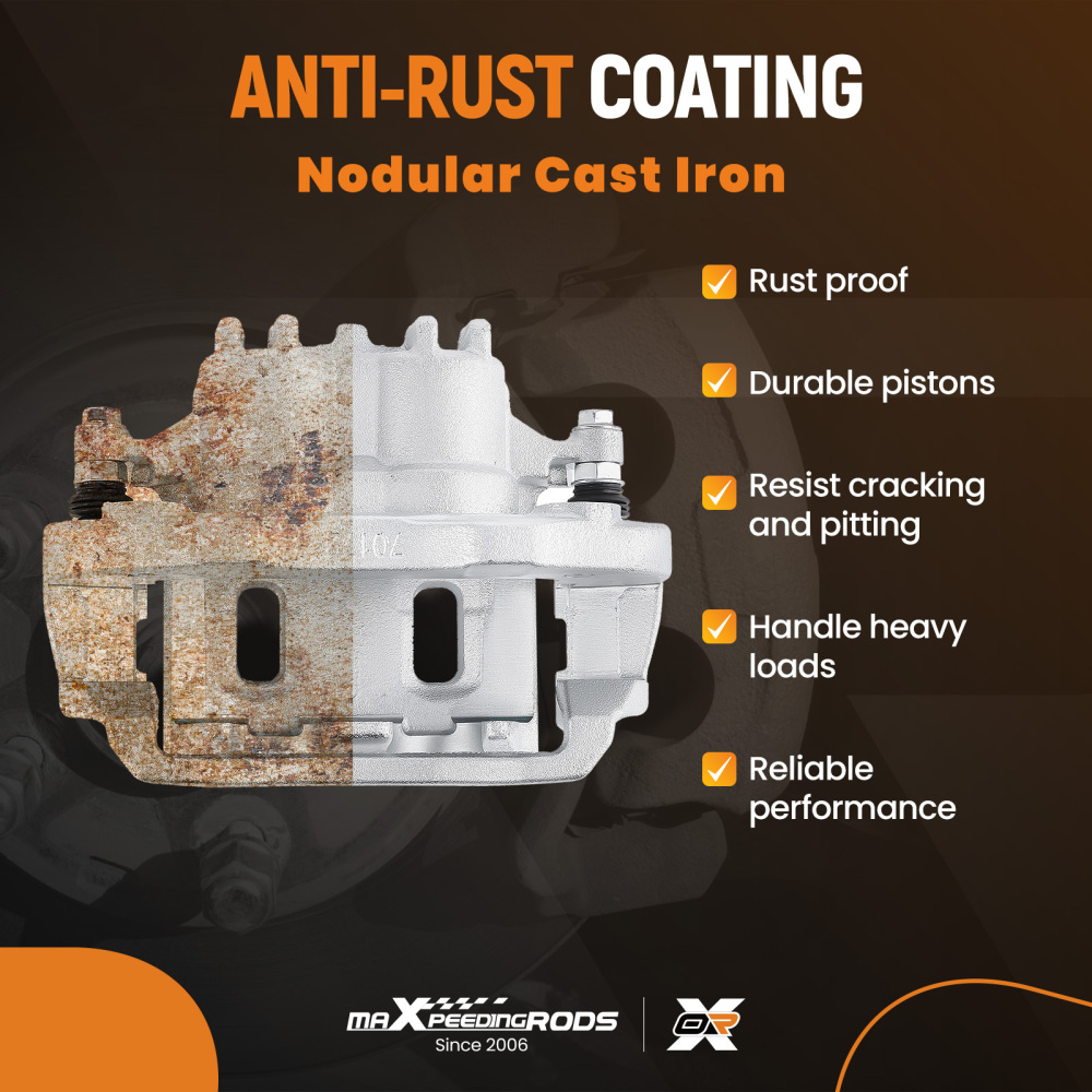 Brake Caliper Rear LH w/Bracket compatible for Ford Excursion 00-05 F-250 F-35 YC3Z-2553-AA