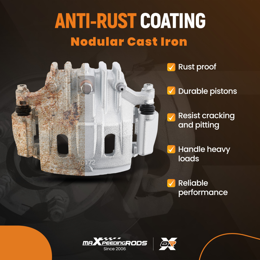 Brake Caliper Rear w/ Bracket compatible for Ford Excursion 2000-2005 F-250 F-350 2000-2004