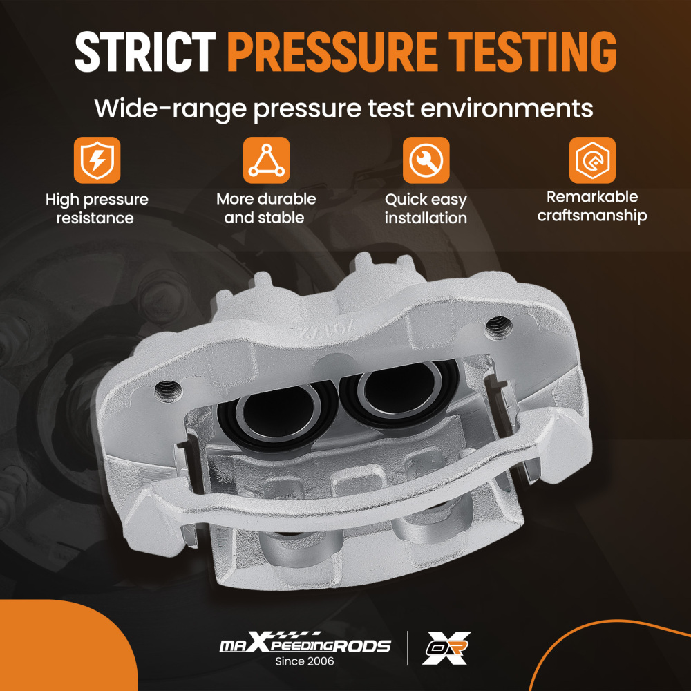 Brake Caliper Rear w/ Bracket compatible for Ford Excursion 2000-2005 F-250 F-350 2000-2004