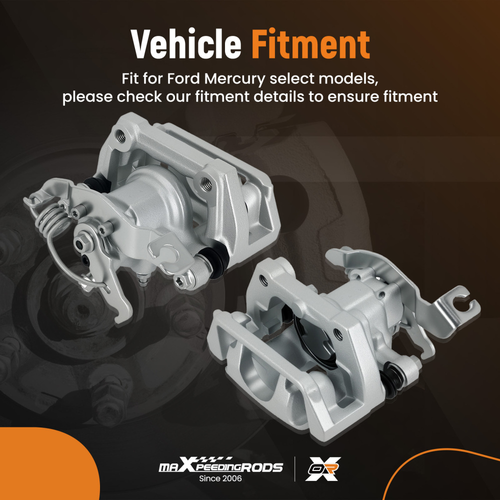 Rear Left and Right Disc Brake Caliper compatible for Ford Five Hundred 2005-2007 18-B4946