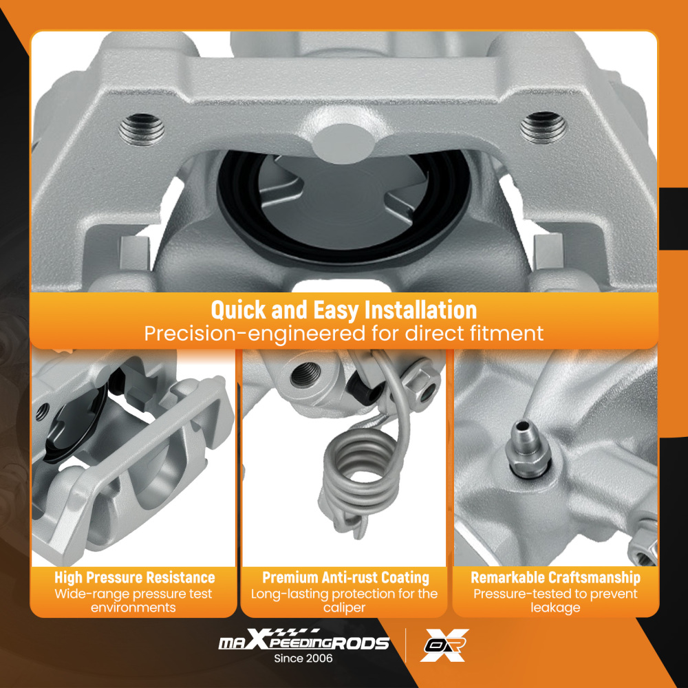 Rear Left and Right Disc Brake Caliper compatible for Ford Five Hundred 2005-2007 18-B4946