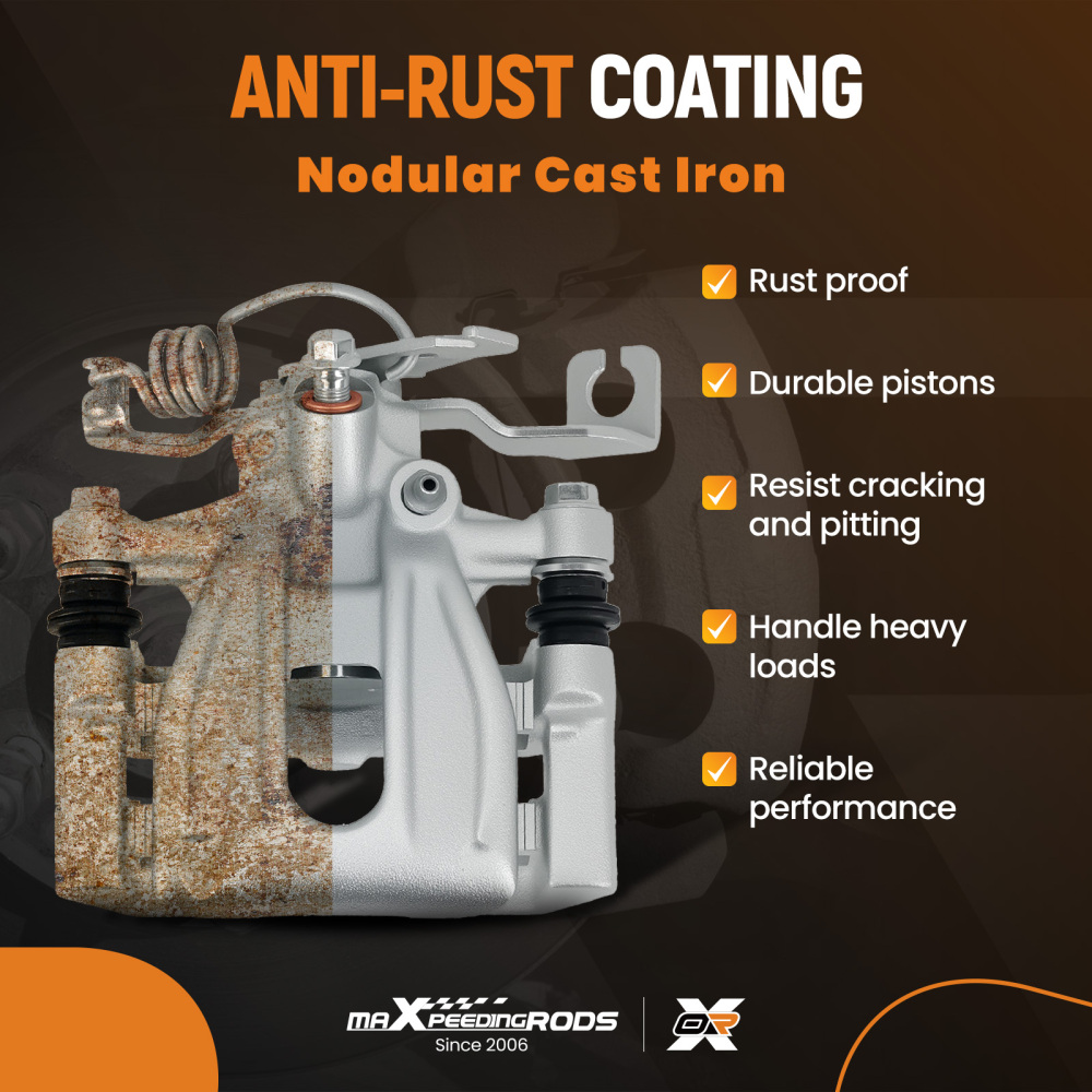 Rear Left and Right Disc Brake Caliper compatible for Ford Five Hundred 2005-2007 18-B4946