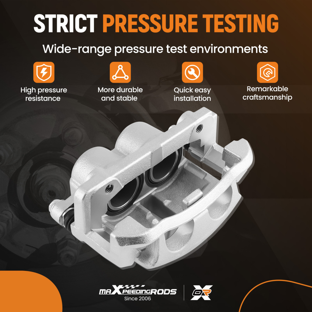 Brake Caliper Front LH w/Bracket compatible for Ford F-150 compatible for Lincoln Mark LT 06-08 9L3Z2B293A