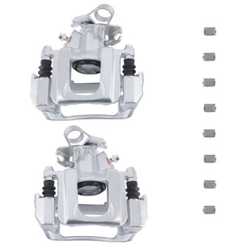 2x Rear Left Right Brake Caliper Kit compatible for Ford Edge 2011-14 compatible for Lincoln MKX 2011-15