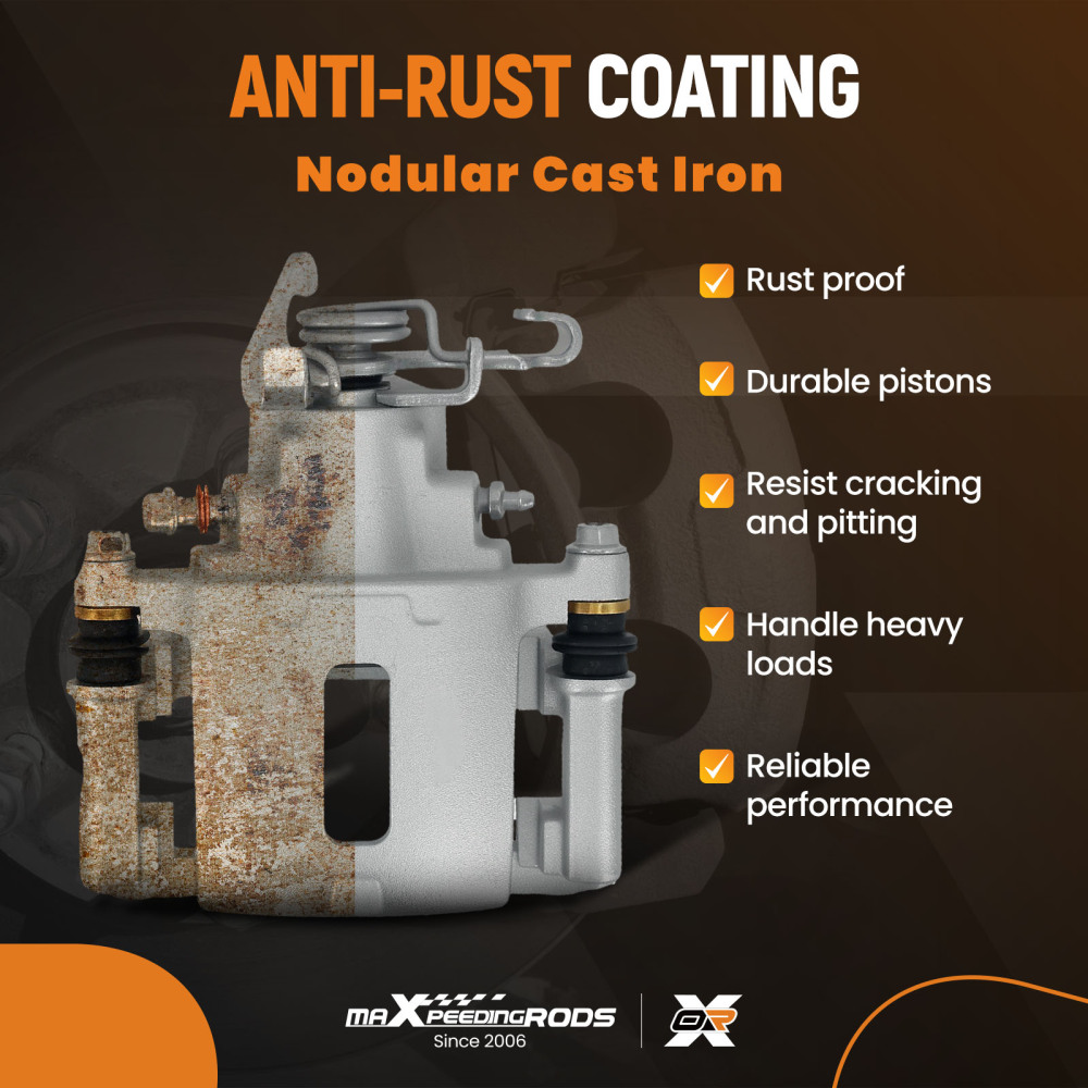 Rear Left Right Disc Brake Caliper compatible for Ford Mustang Base 2005-2014 18-B4926