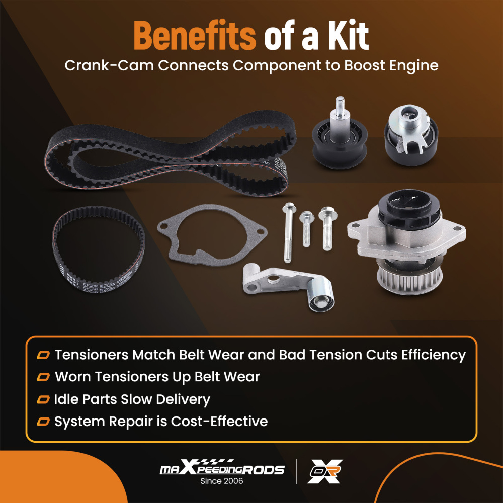 Timing Belt Ct957 Src Roller Set Water Pump For Vw Golf Bora Polo 1.4 16v