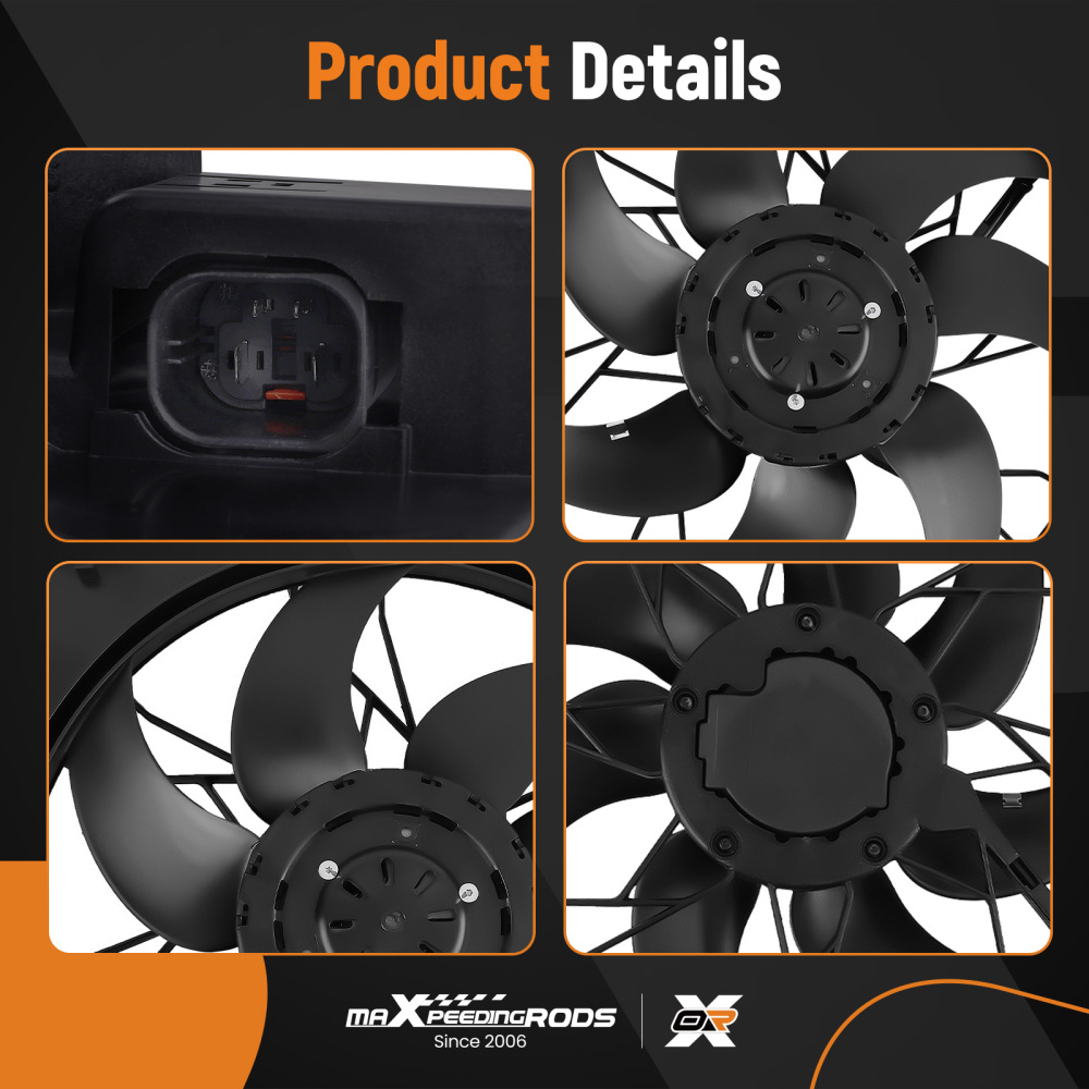 Cooling Fan for Benz ML350/ML450/ML500/R350/R500 2006-2012 1645000593 1645000193