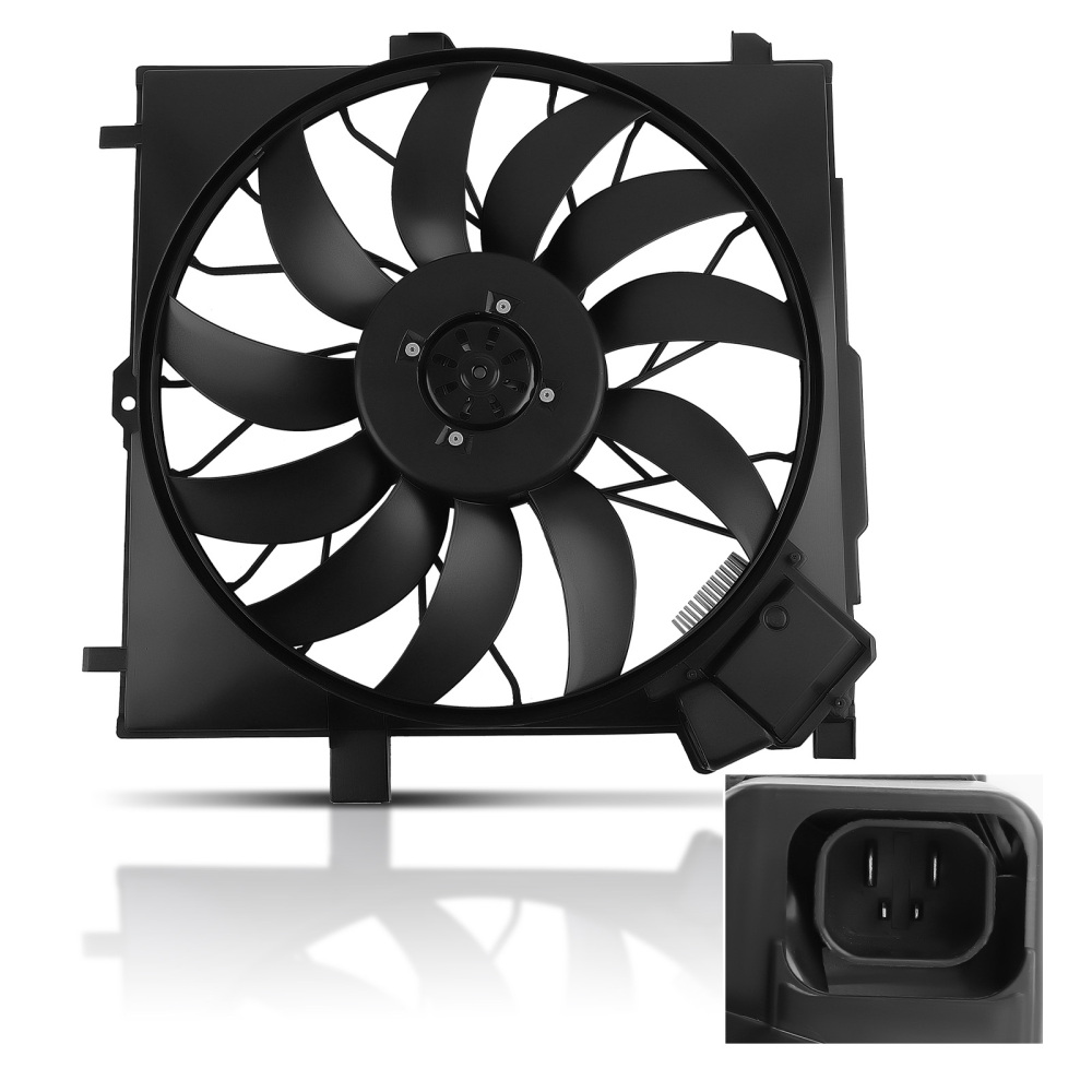 Cooling Fan compatible for Mercedes-Benz G55/G550/G63/G65 2013-2018 A4635000293 4635000293