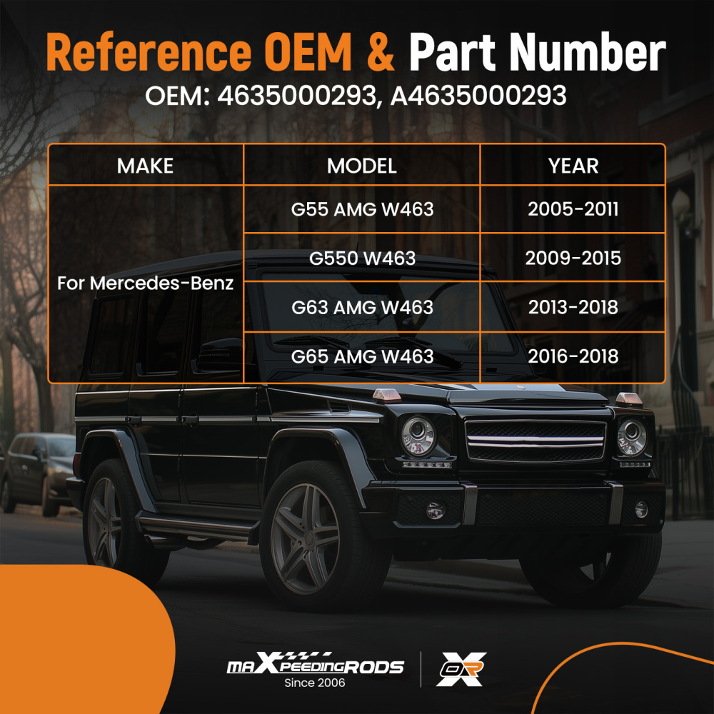 Cooling Fan compatible for Mercedes-Benz G55/G550/G63/G65 2013-2018 A4635000293 4635000293