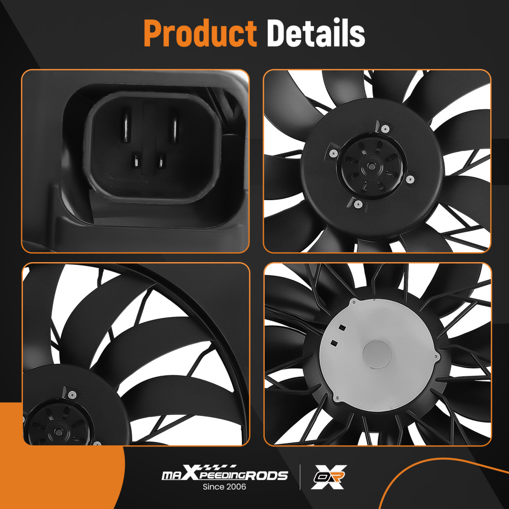 Cooling Fan compatible for Mercedes-Benz G55/G550/G63/G65 2013-2018 A4635000293 4635000293