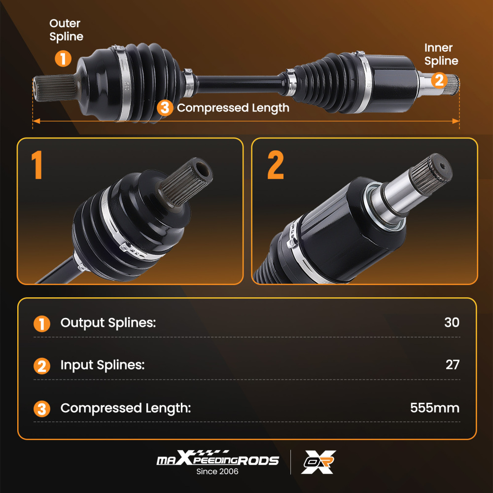 ALBERO MOTORE Anteriore Destra compatibile per Mercedes W212 S212