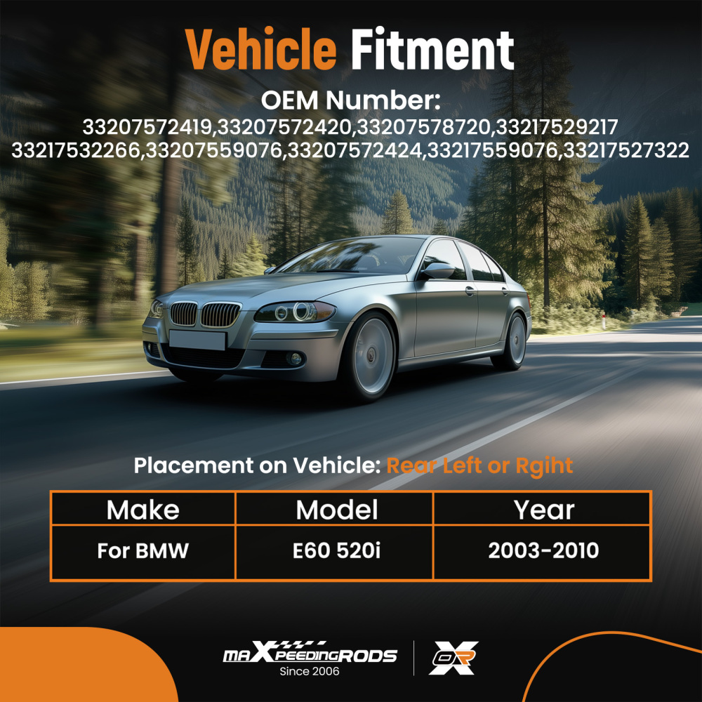 Albero Trasmissione Posteriore Asse compatibile per BMW 5 E60 520 i 2003-2010 Gelenkwelle