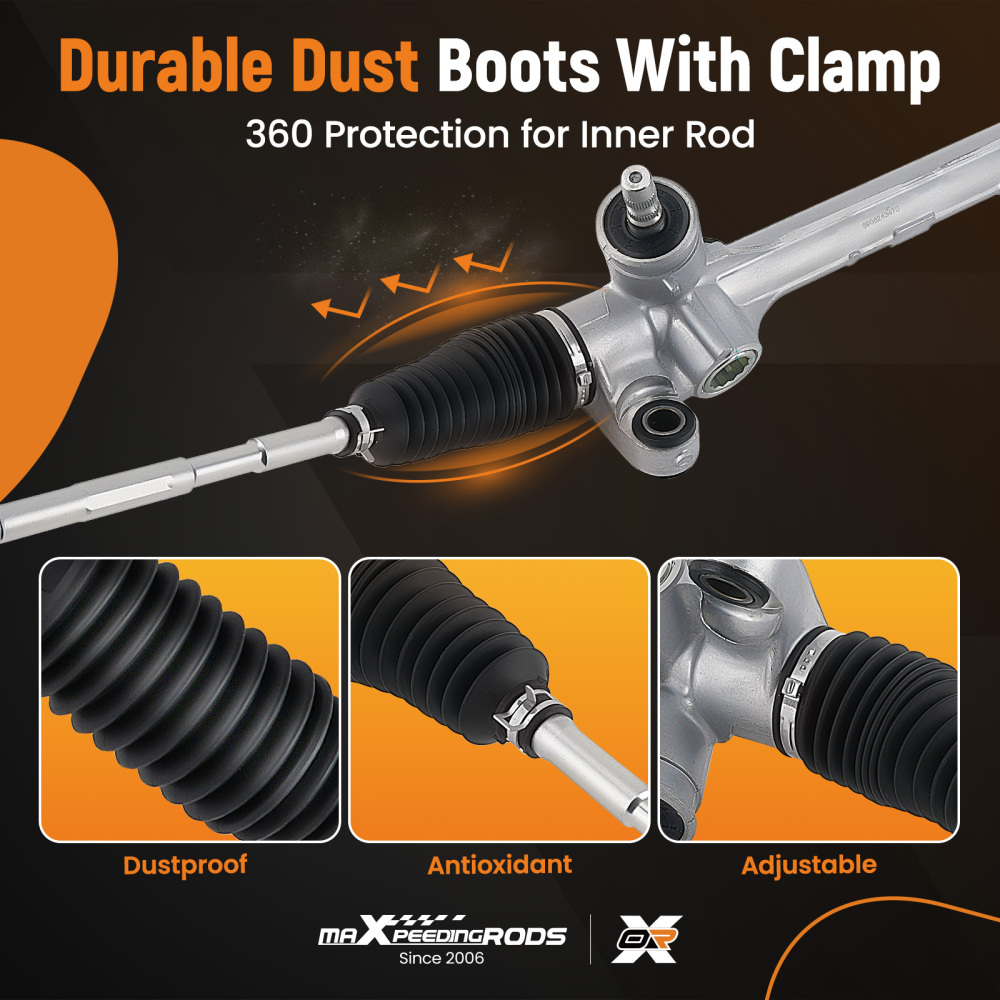 Power Steering Rack&Pinion Assembly compatible for Toyota Corolla Sedan L4 1.8L 2.0L 14-19