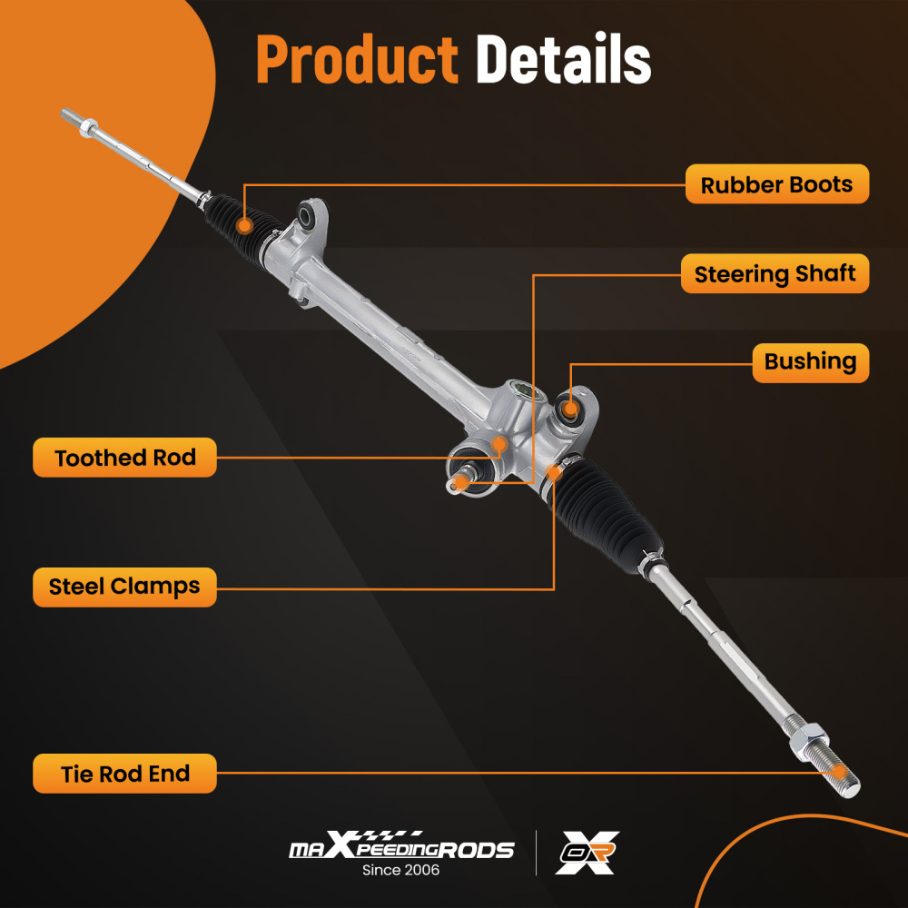 Power Steering Rack&Pinion Assembly compatible for Toyota Corolla Sedan L4 1.8L 2.0L 14-19