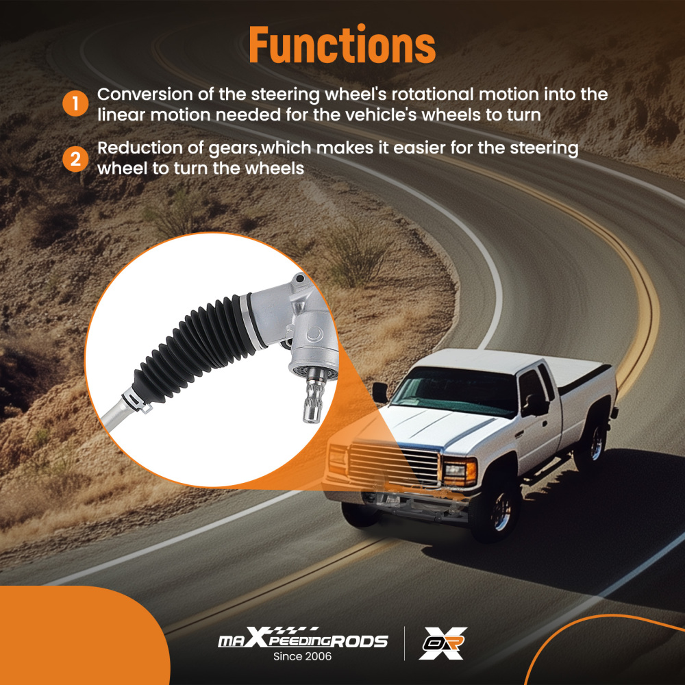 Power Steering Rack&Pinion Assembly compatible for Toyota Corolla Sedan L4 1.8L 2.0L 14-19