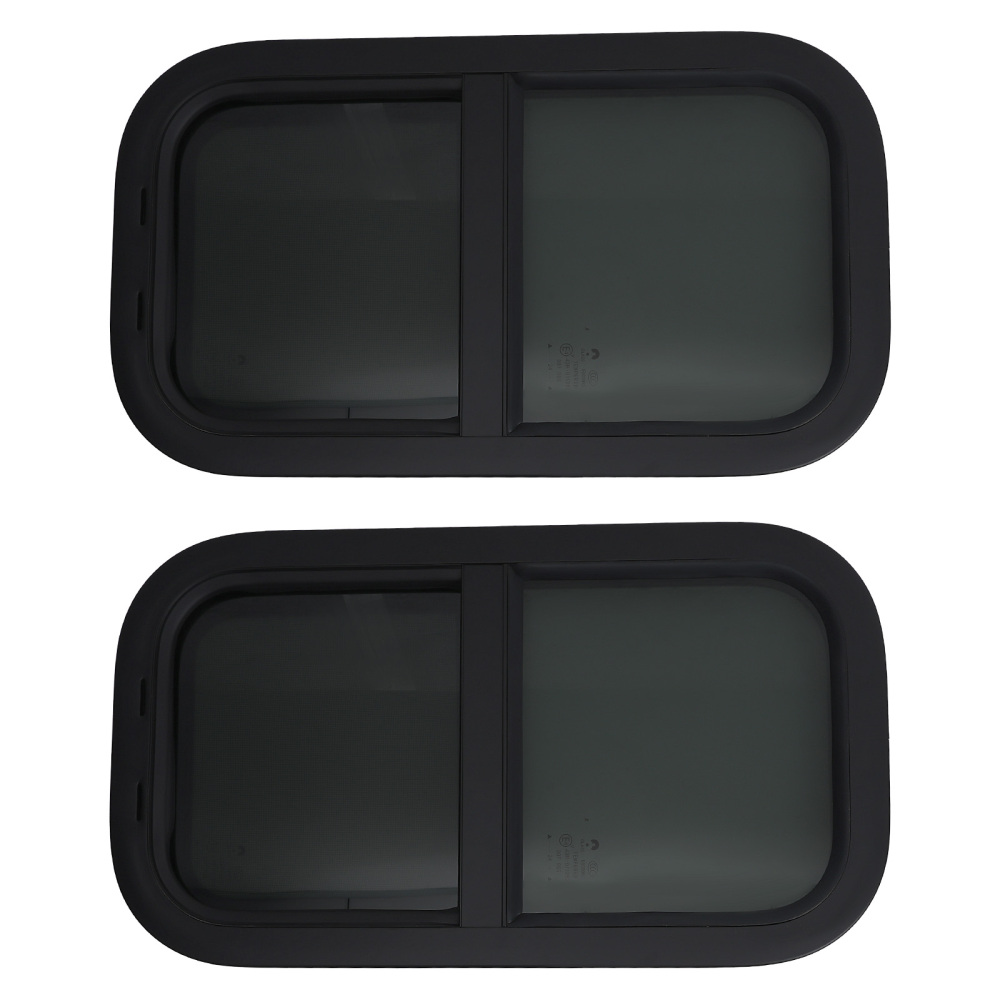 2x 12 W 22 H RV Window for Camper/Trailer/Cargo/Food Truck Truck Mounting Ring