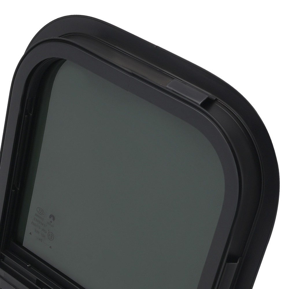12 W x 22 H Vertical Sliding RV Window for RV/Camper/Trailer/Food Truck Black