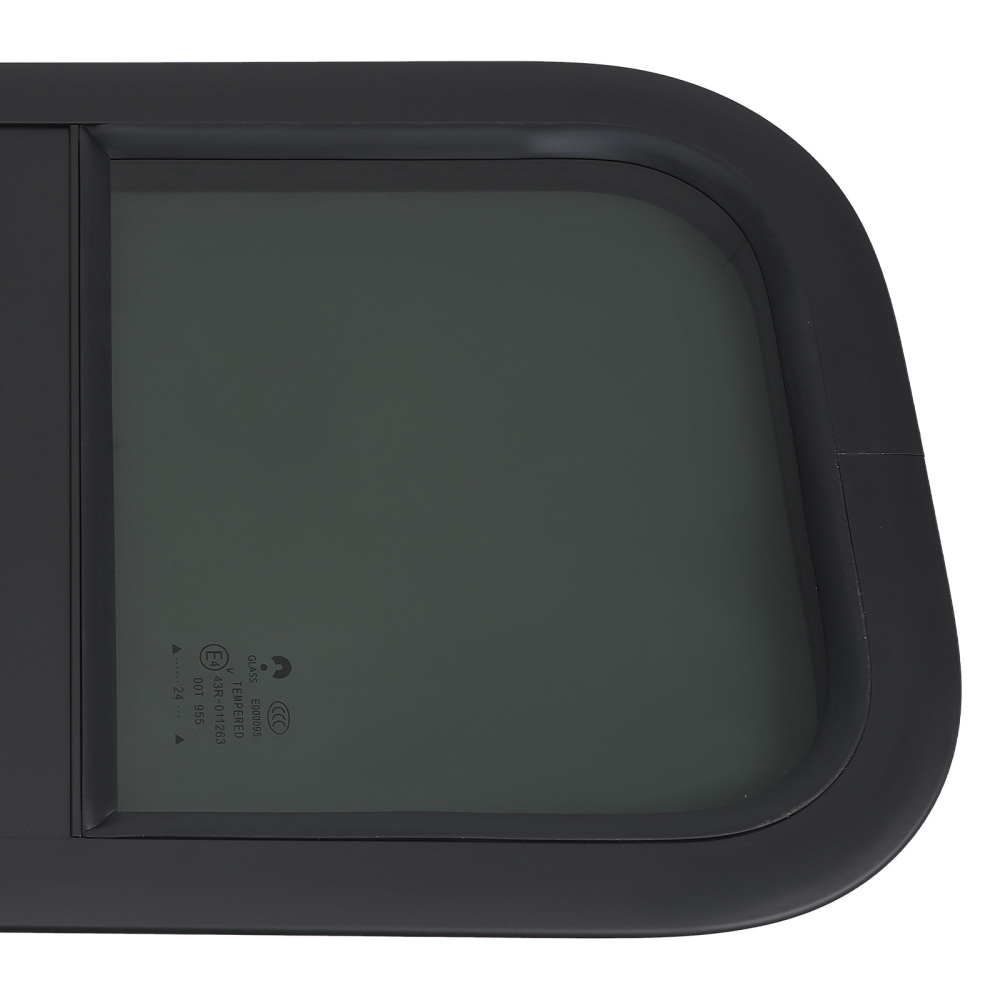 12 W x 22 H Vertical Sliding RV Window for RV/Camper/Trailer/Food Truck Black