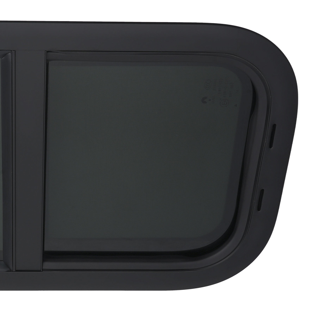 12 W x 22 H Vertical Sliding RV Window for RV/Camper/Trailer/Food Truck Black