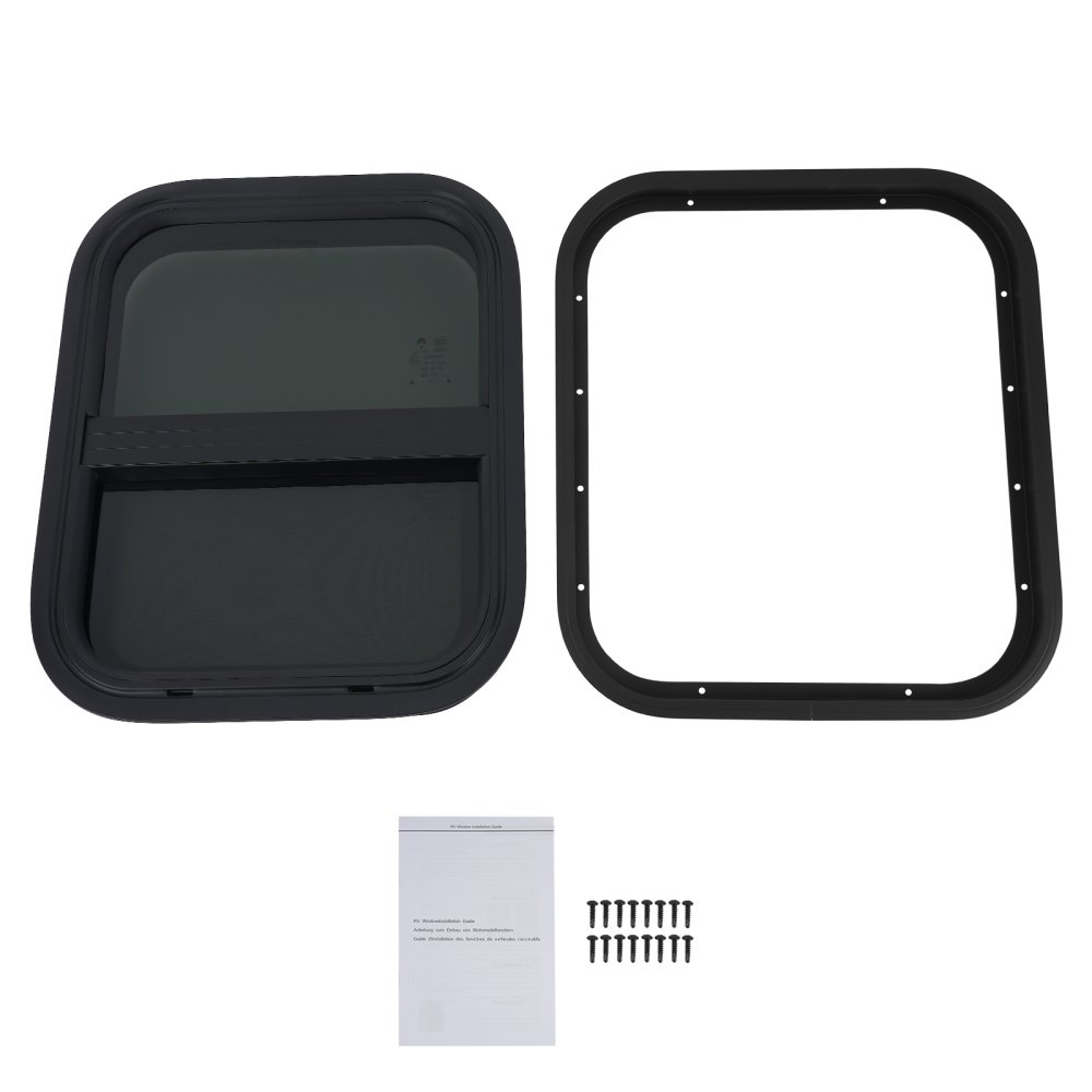 14 W 16 H RV Window for Camper/Trailer/Cargo/Food Truck Truck Mounting Ring