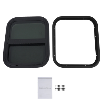 14 W 16 H RV Window for Camper/Trailer/Cargo/Food Truck Truck Mounting Ring