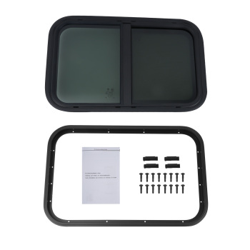 24 W 15 H RV Window for Camper/Trailer/Cargo/Food Truck Truck Mounting Ring