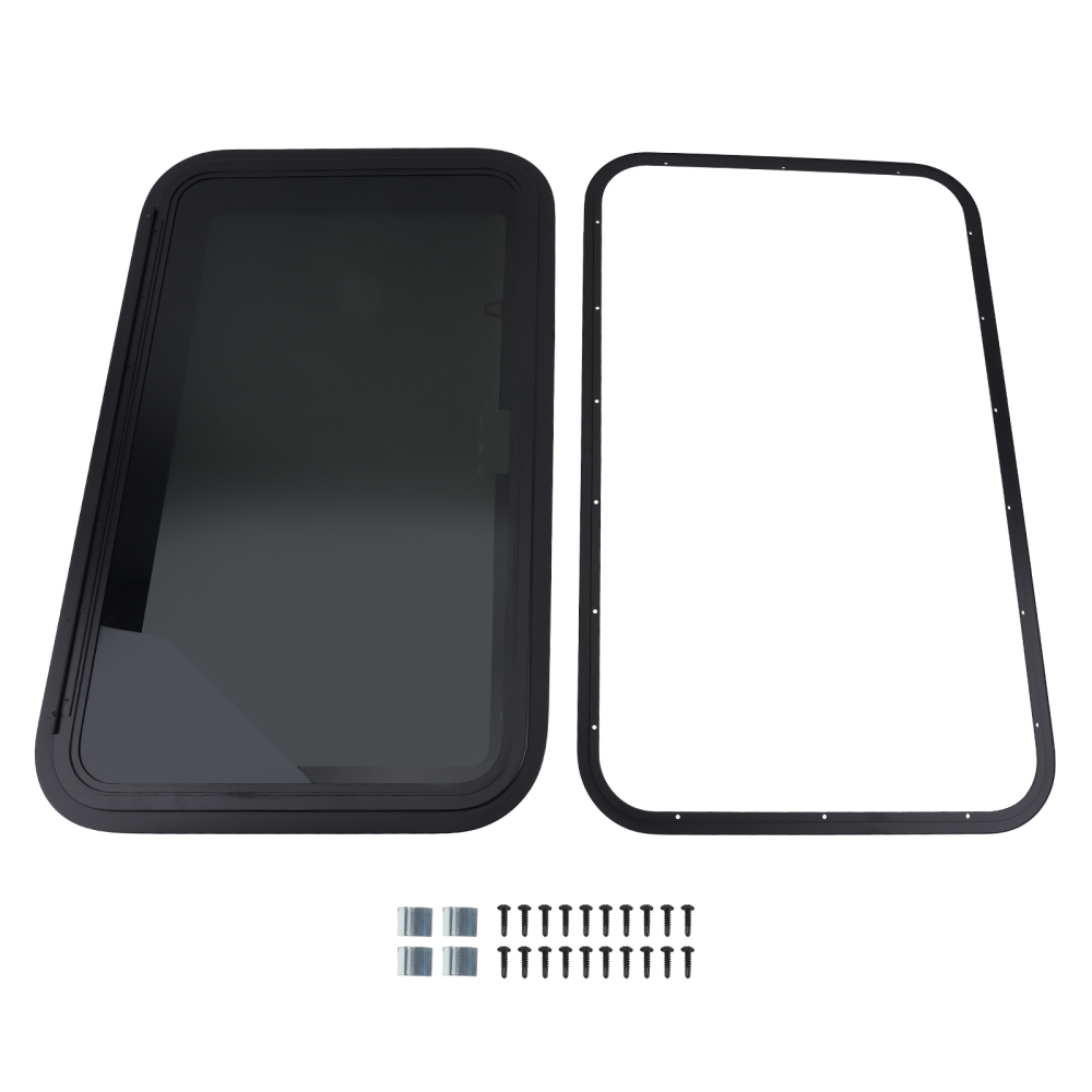 36 W 22 H RV Window for Camper/Trailer/Cargo/Food Truck Truck Mounting Ring