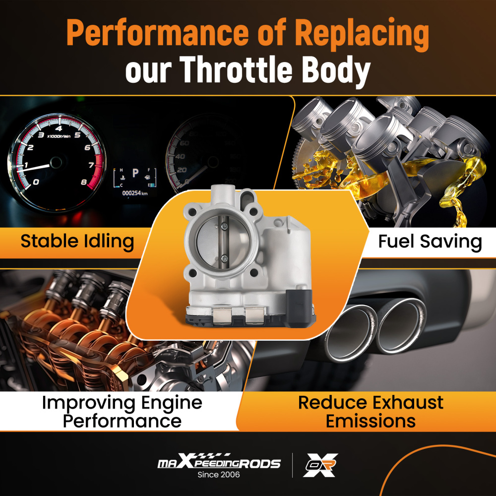 Throttle Body for General compatible for Ranger 1000 16-2024 RZR 570 compatible for Sportsman 450 570 1204455