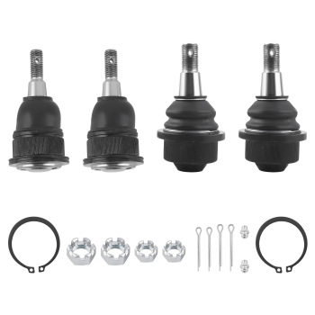 4x Ball Joints Kit compatible for Chevrolet Avalanche 2500 2002-06 compatible for Silverado 1500 2001-03