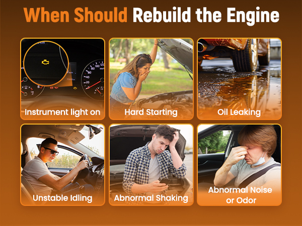 G4FJ 1.6L Turbo Engine Overhaul Rebuild Kit - Crankshaft / Rods compatible for Hyundai KIA