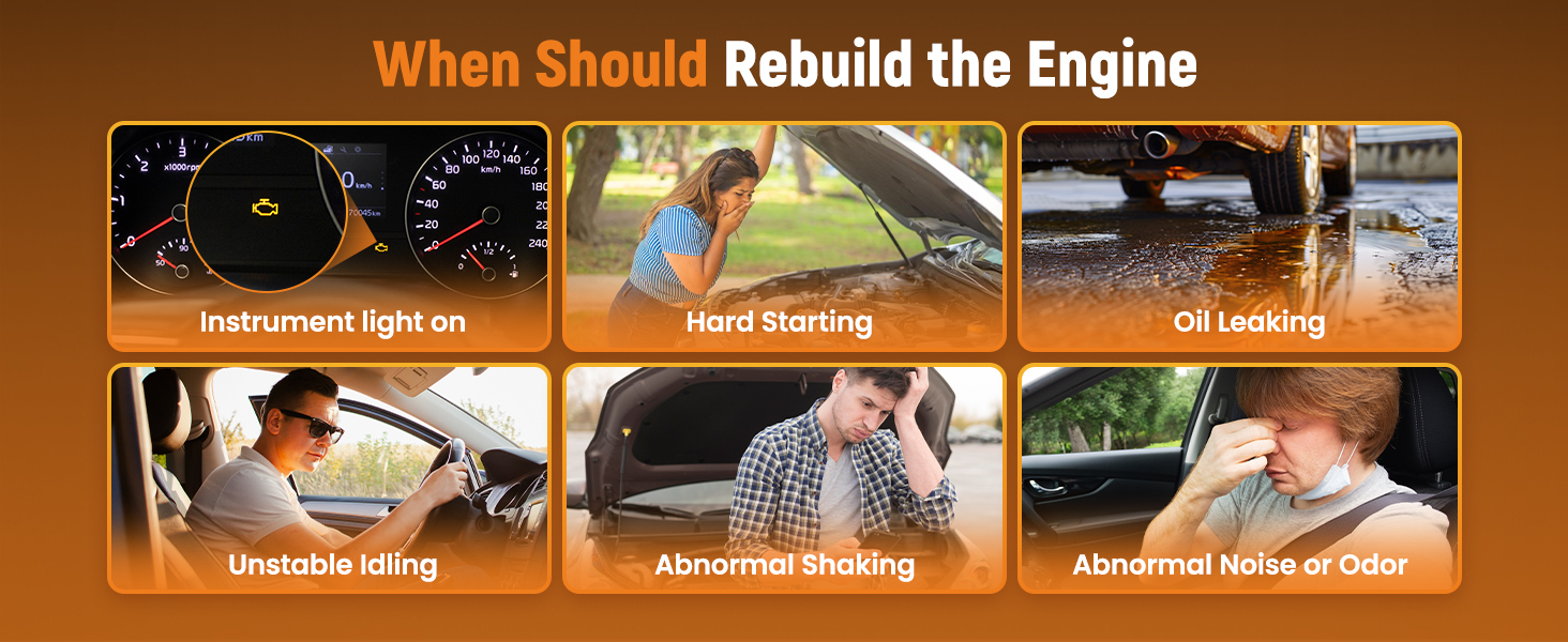 G4FJ 1.6L Turbo Engine Overhaul Rebuild Kit - Crankshaft / Rods compatible for Hyundai KIA