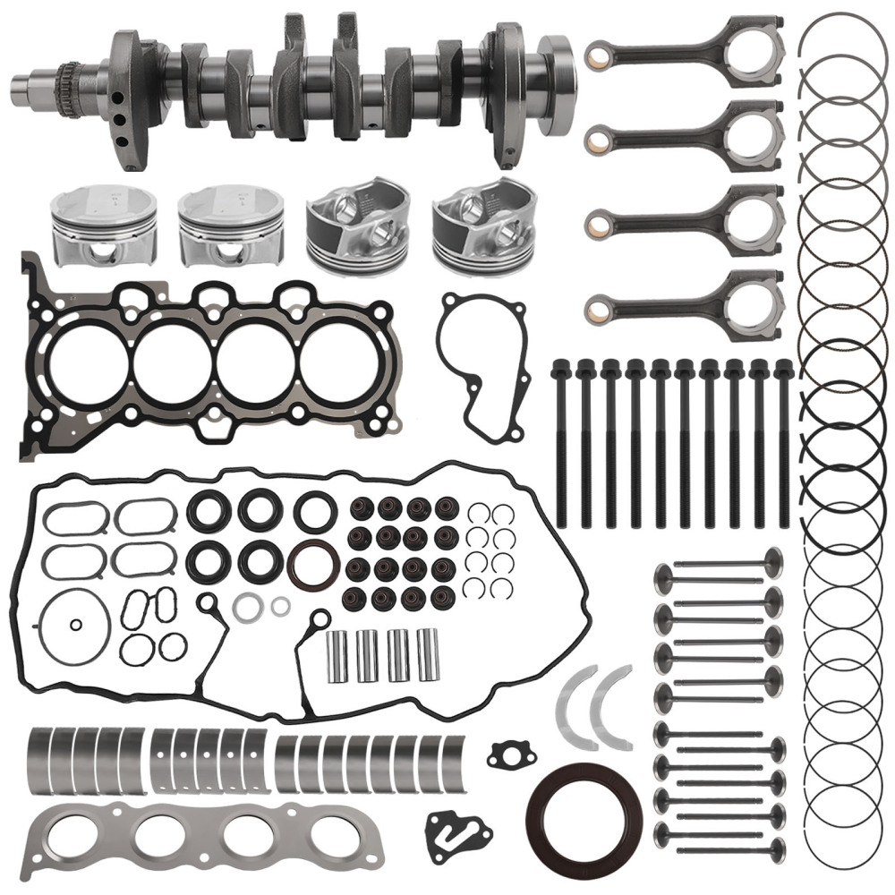 G4NH 2.0L Engine Piston Gasket Rebuild Kit w/ CrankshaftRods compatible for Hyundai Kia
