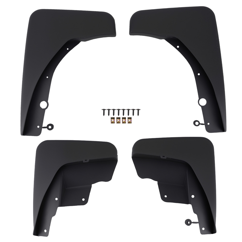 4PCS Mud Flaps compatible for Jeep Grand Cherokee WK2 2011-2022 82212019AD 82212020AD Black