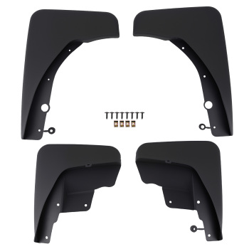 4PCS Mud Flaps compatible for Jeep Grand Cherokee WK2 2011-2022 82212019AD 82212020AD Black
